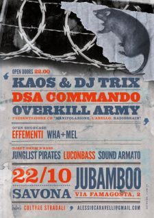 Kaosone+Dsa Commando live