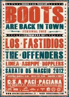 BOOTS ARE BACK IN TOWN 2012