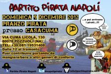 Third pirate lunch organized and promoted by the Partito Pirata Napoli
