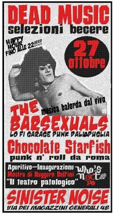 The Barsexuals live in Sinister Noise