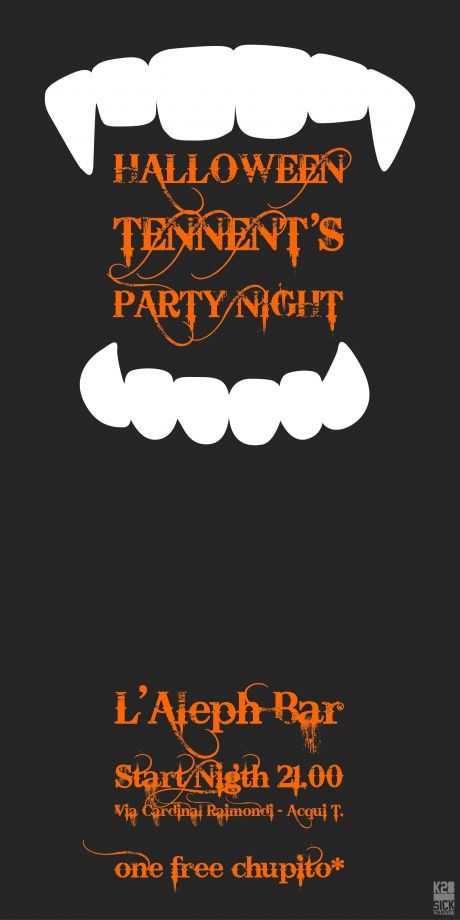 Halloween Tennent's Party Night