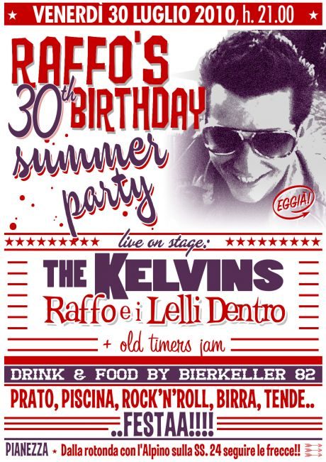 Raffo's 30th Birthday summer party
