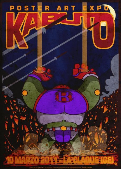 Kabuto poster expò-La Claque - ge